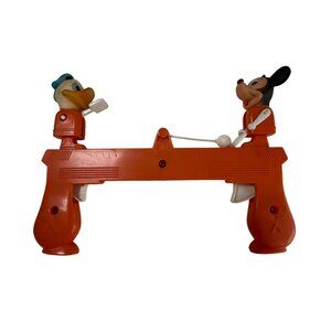 Vintage Durham Industries Mickey Mouse Donald Duck Tennis Game 70s Toy
